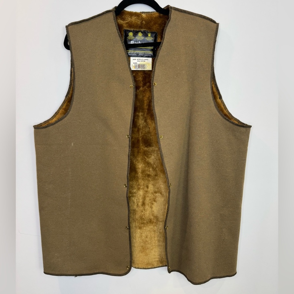 Barbour A295 mens Warm Pile Acrylic Lining Waistcoat size C42/107CM